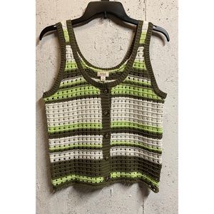 NWOT Crochet Tank